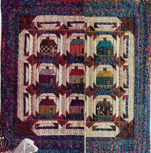 Wee houses wall - houses,