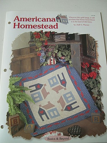 Americana homestead quilt - homestead,