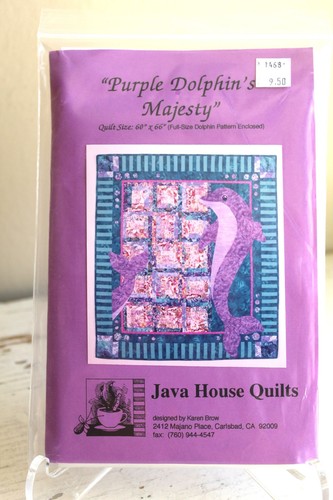 Dolphin quilt pattern 1997 - quilt,
