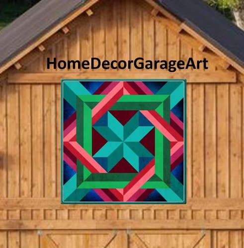 Barn quilt metal sign - metal, sign,
